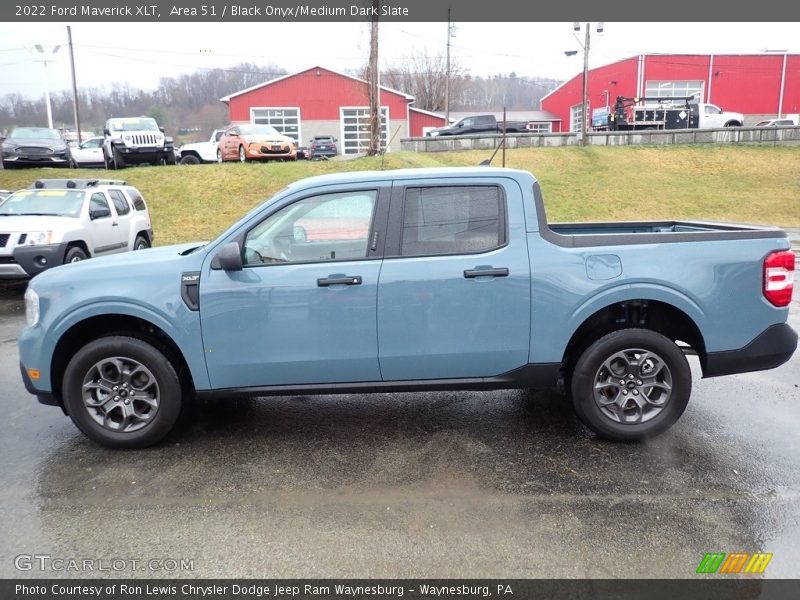 Area 51 / Black Onyx/Medium Dark Slate 2022 Ford Maverick XLT