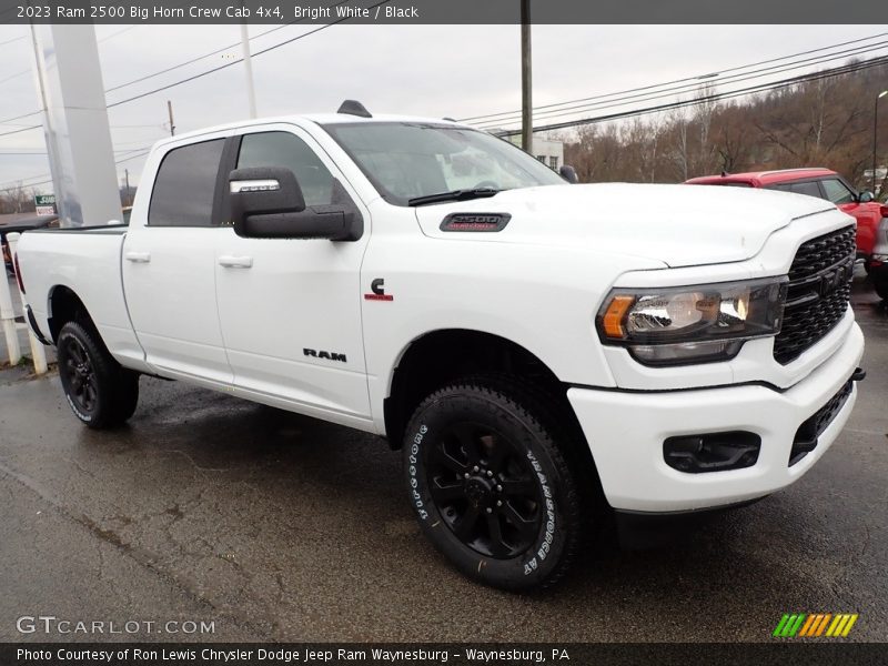 Bright White / Black 2023 Ram 2500 Big Horn Crew Cab 4x4