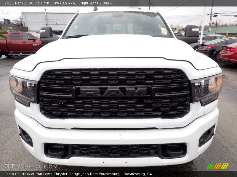 Bright White / Black 2023 Ram 2500 Big Horn Crew Cab 4x4