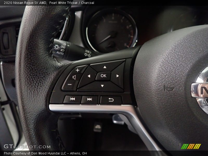 Pearl White Tricoat / Charcoal 2020 Nissan Rogue SV AWD