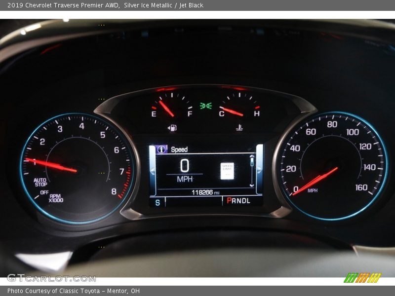 Silver Ice Metallic / Jet Black 2019 Chevrolet Traverse Premier AWD
