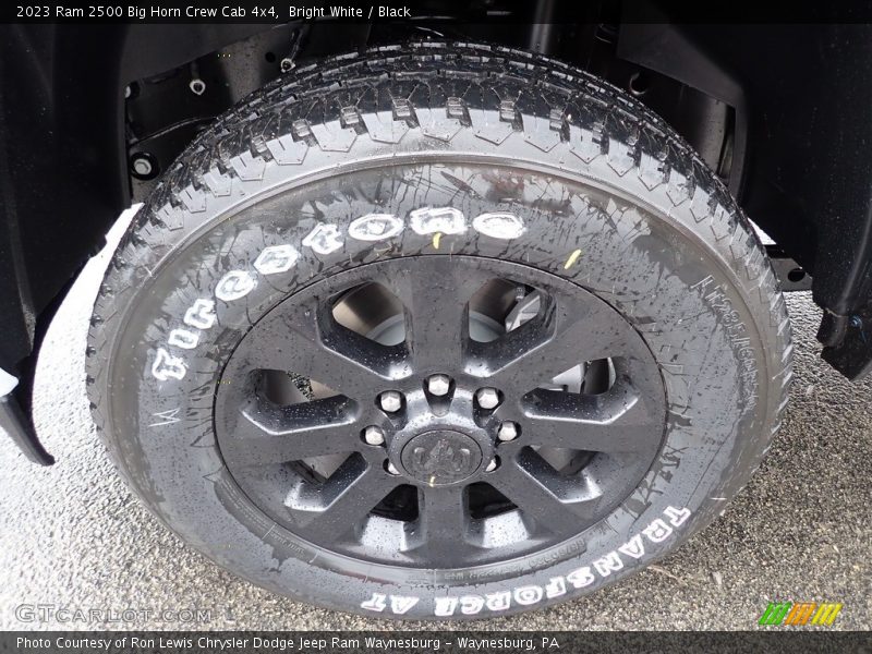 Bright White / Black 2023 Ram 2500 Big Horn Crew Cab 4x4