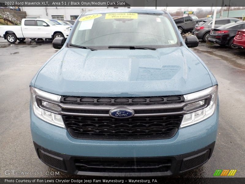 Area 51 / Black Onyx/Medium Dark Slate 2022 Ford Maverick XLT