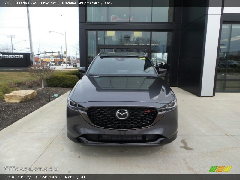 Machine Gray Metallic / Black 2023 Mazda CX-5 Turbo AWD