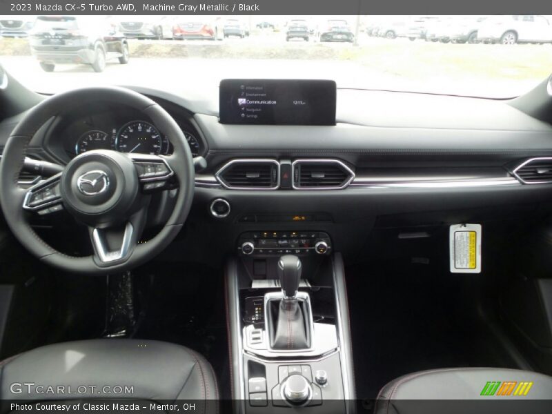 Machine Gray Metallic / Black 2023 Mazda CX-5 Turbo AWD