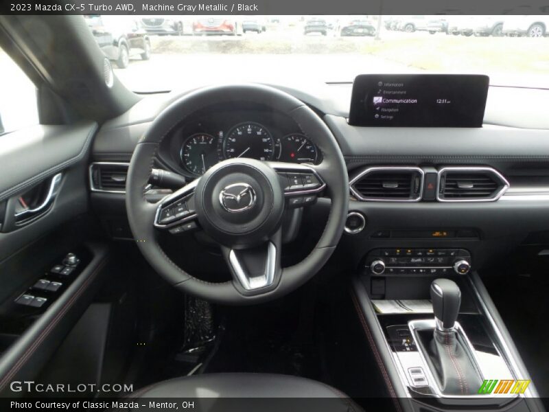 Machine Gray Metallic / Black 2023 Mazda CX-5 Turbo AWD