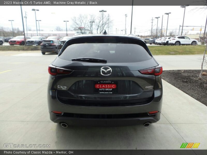 Machine Gray Metallic / Black 2023 Mazda CX-5 Turbo AWD
