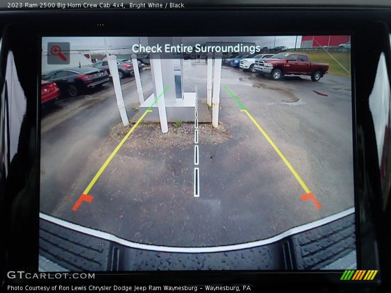 Bright White / Black 2023 Ram 2500 Big Horn Crew Cab 4x4
