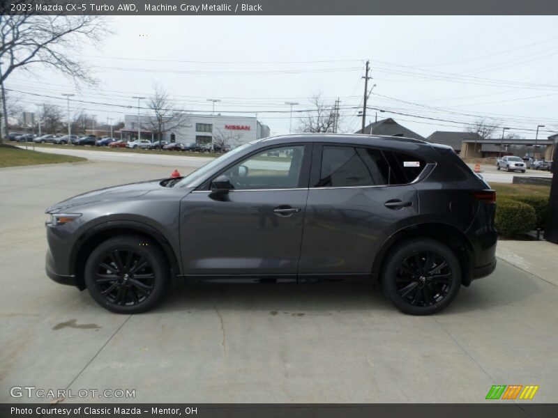 Machine Gray Metallic / Black 2023 Mazda CX-5 Turbo AWD
