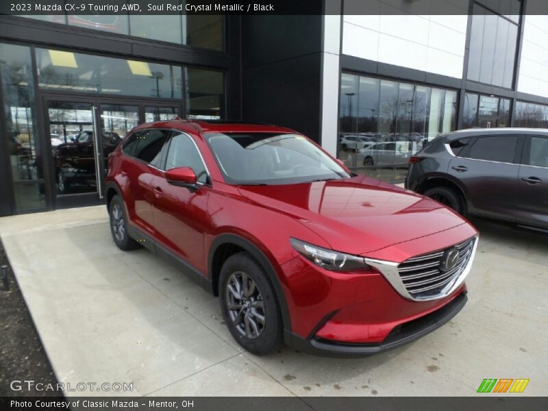 Soul Red Crystal Metallic / Black 2023 Mazda CX-9 Touring AWD