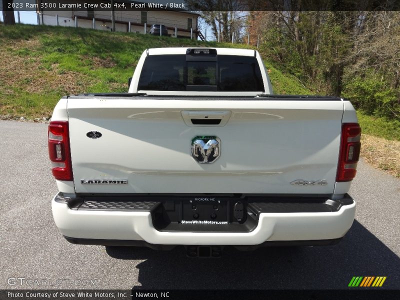 Pearl White / Black 2023 Ram 3500 Laramie Crew Cab 4x4