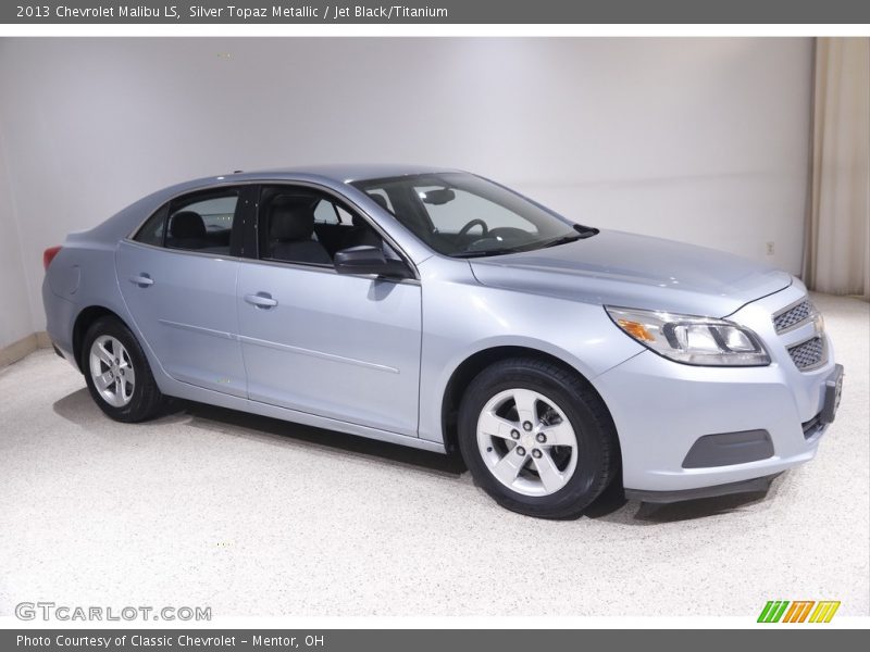 Silver Topaz Metallic / Jet Black/Titanium 2013 Chevrolet Malibu LS