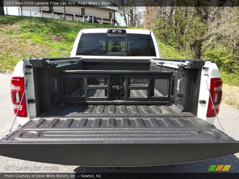 Pearl White / Black 2023 Ram 3500 Laramie Crew Cab 4x4