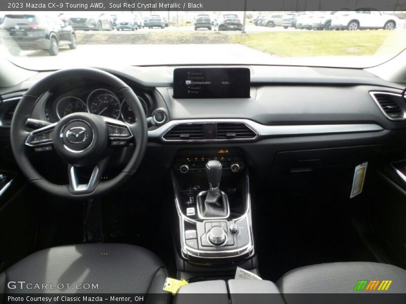 Soul Red Crystal Metallic / Black 2023 Mazda CX-9 Touring AWD