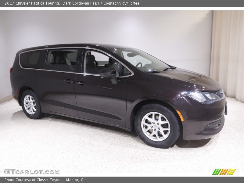 Dark Cordovan Pearl / Cognac/Alloy/Toffee 2017 Chrysler Pacifica Touring