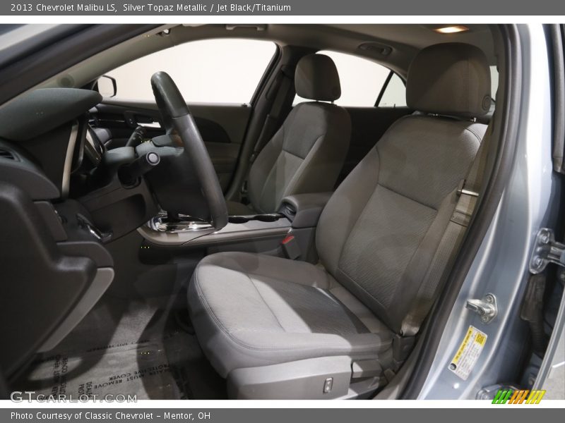 Silver Topaz Metallic / Jet Black/Titanium 2013 Chevrolet Malibu LS