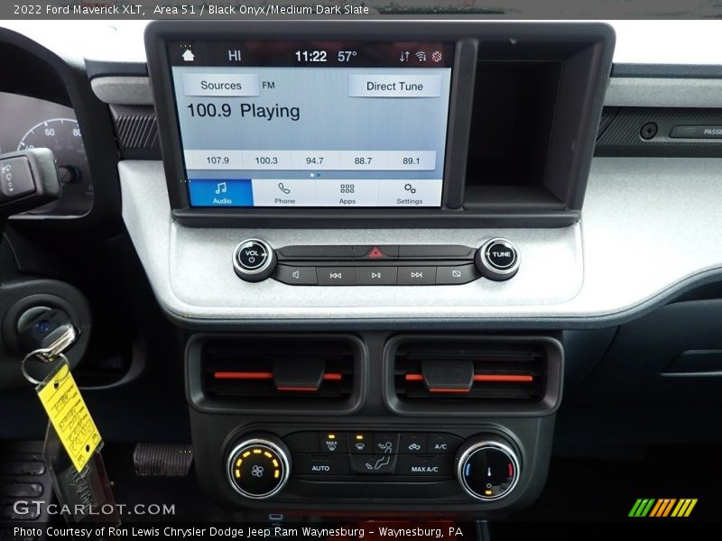 Area 51 / Black Onyx/Medium Dark Slate 2022 Ford Maverick XLT