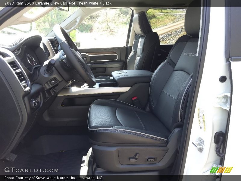 Front Seat of 2023 3500 Laramie Crew Cab 4x4