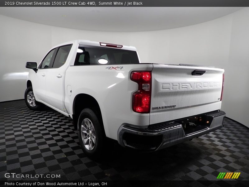 Summit White / Jet Black 2019 Chevrolet Silverado 1500 LT Crew Cab 4WD