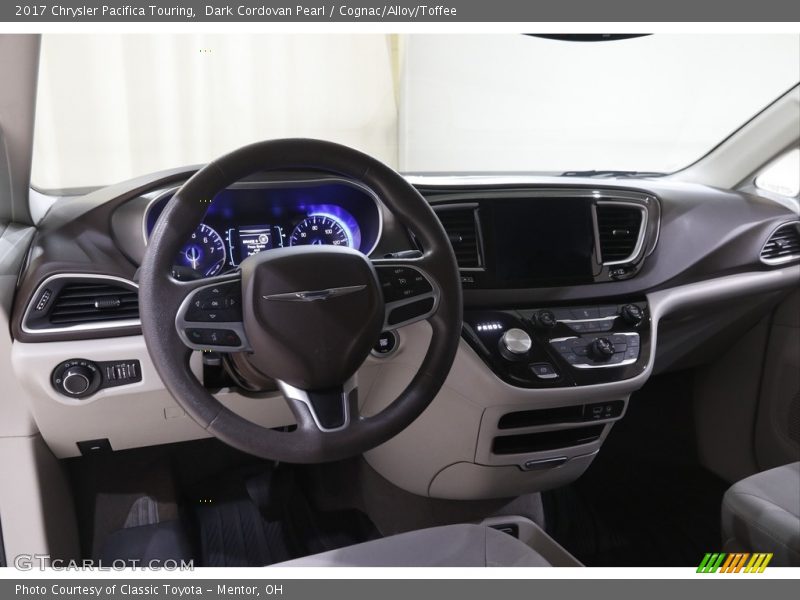 Dark Cordovan Pearl / Cognac/Alloy/Toffee 2017 Chrysler Pacifica Touring