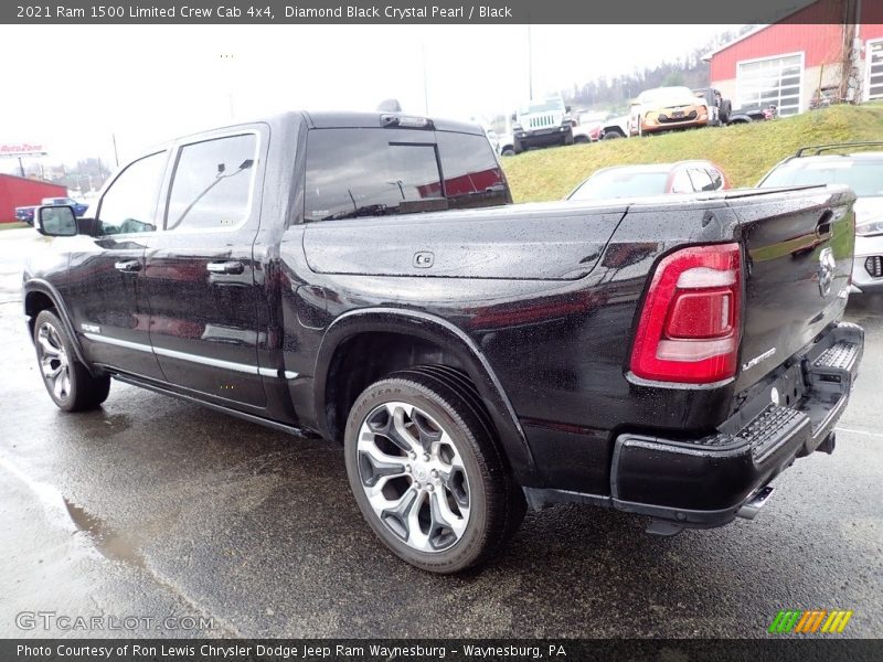 Diamond Black Crystal Pearl / Black 2021 Ram 1500 Limited Crew Cab 4x4