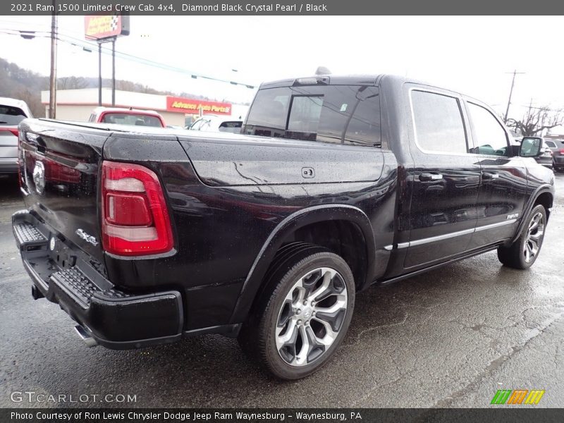 Diamond Black Crystal Pearl / Black 2021 Ram 1500 Limited Crew Cab 4x4