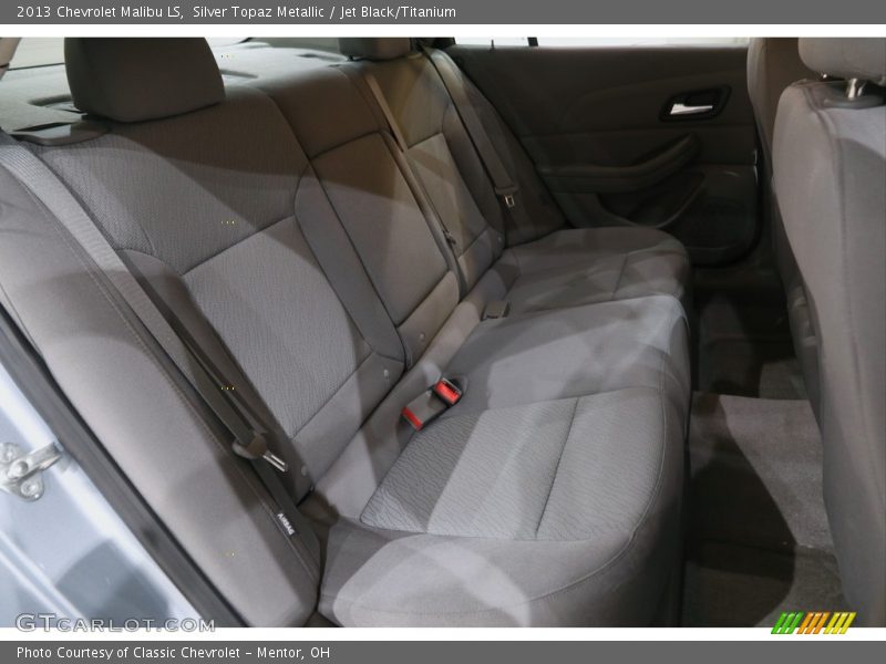 Silver Topaz Metallic / Jet Black/Titanium 2013 Chevrolet Malibu LS