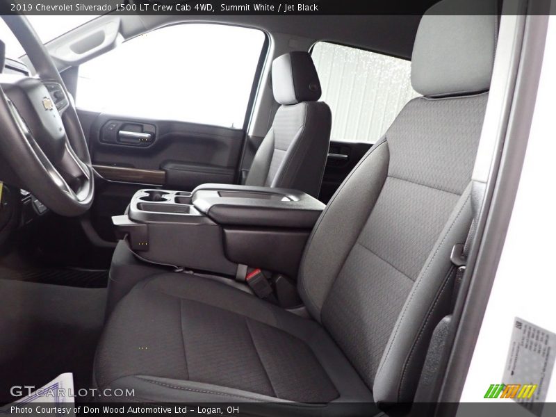 Summit White / Jet Black 2019 Chevrolet Silverado 1500 LT Crew Cab 4WD