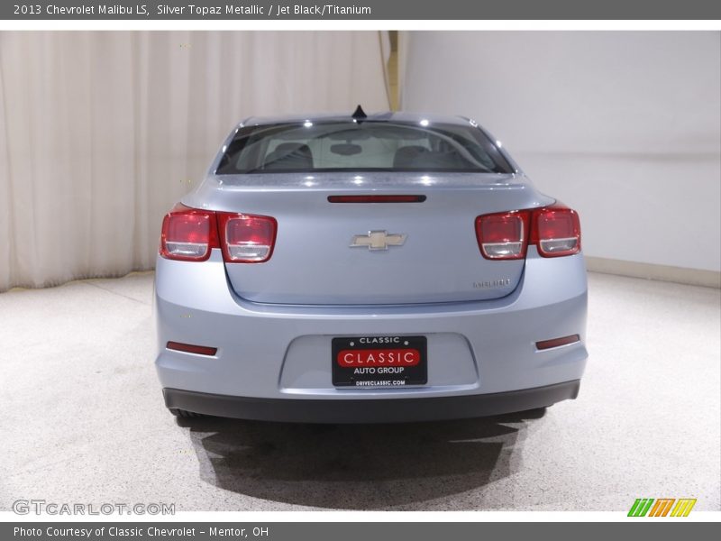 Silver Topaz Metallic / Jet Black/Titanium 2013 Chevrolet Malibu LS
