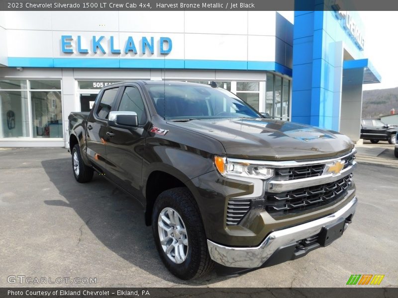 Harvest Bronze Metallic / Jet Black 2023 Chevrolet Silverado 1500 LT Crew Cab 4x4