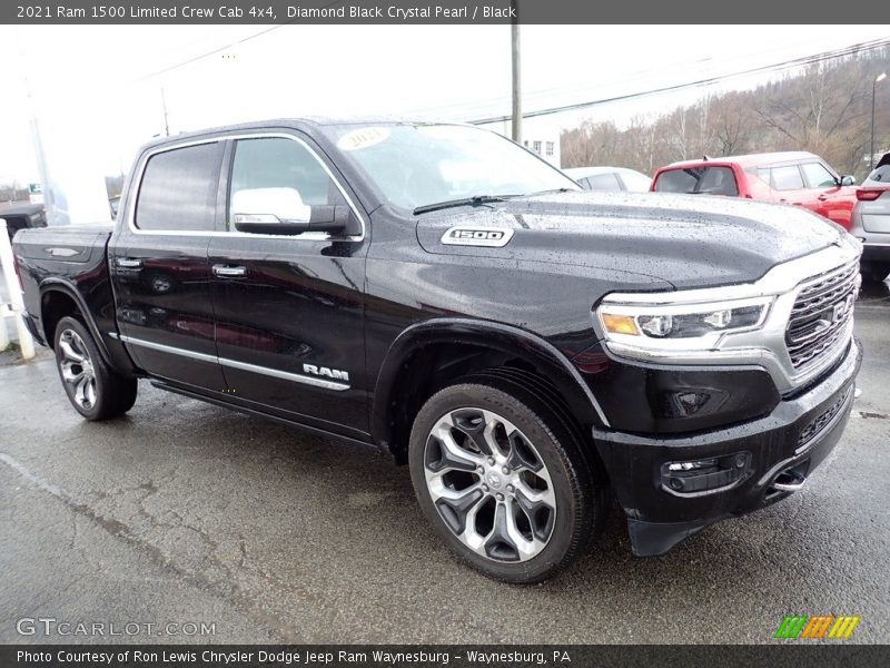 Diamond Black Crystal Pearl / Black 2021 Ram 1500 Limited Crew Cab 4x4