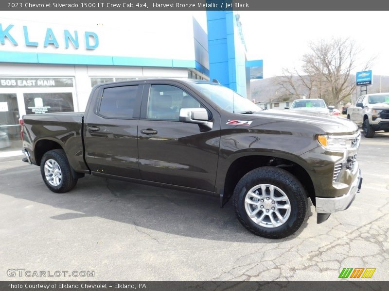 Harvest Bronze Metallic / Jet Black 2023 Chevrolet Silverado 1500 LT Crew Cab 4x4