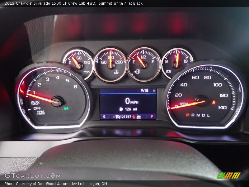 Summit White / Jet Black 2019 Chevrolet Silverado 1500 LT Crew Cab 4WD