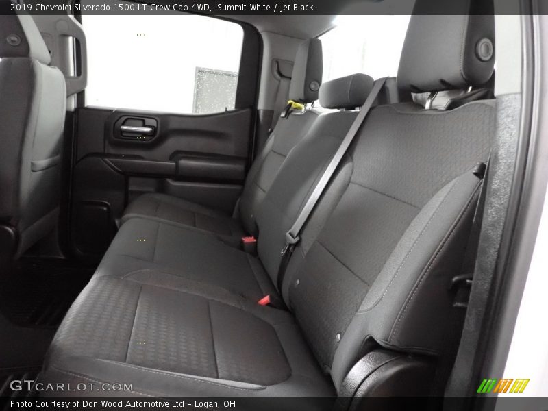 Summit White / Jet Black 2019 Chevrolet Silverado 1500 LT Crew Cab 4WD