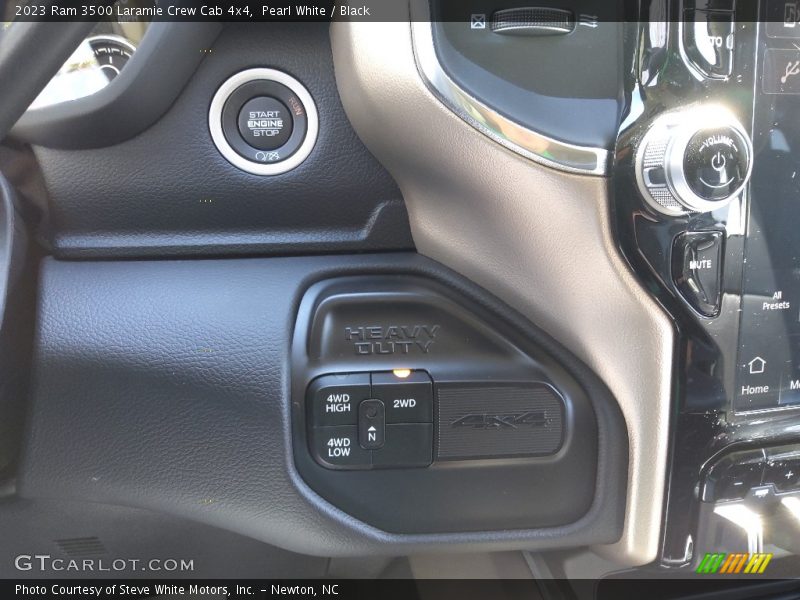 Controls of 2023 3500 Laramie Crew Cab 4x4