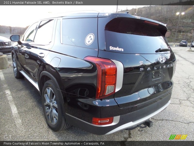 Becketts Black / Black 2021 Hyundai Palisade SEL AWD