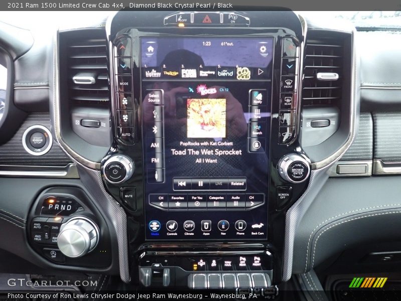 Diamond Black Crystal Pearl / Black 2021 Ram 1500 Limited Crew Cab 4x4