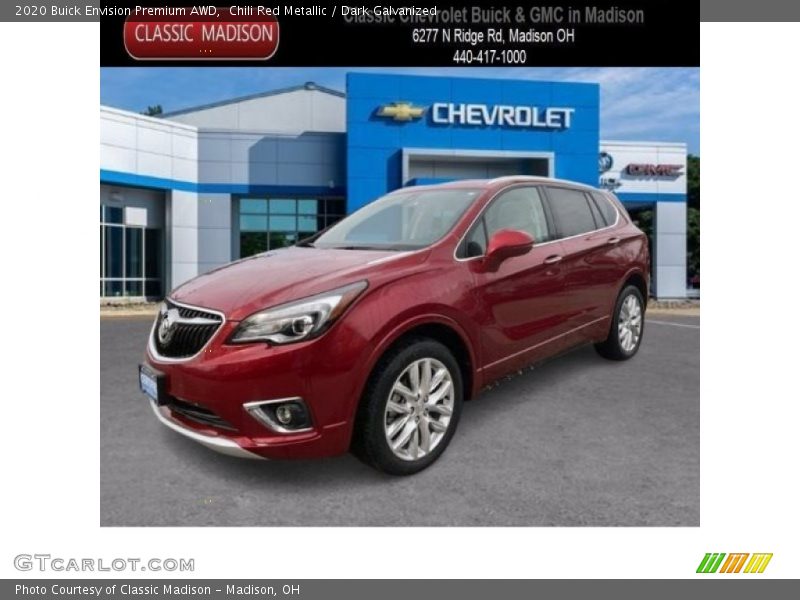 Chili Red Metallic / Dark Galvanized 2020 Buick Envision Premium AWD