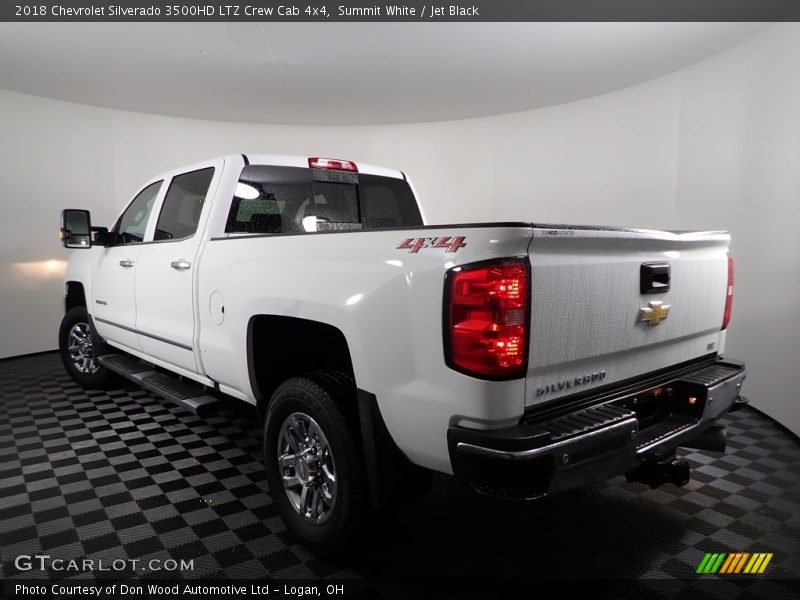 Summit White / Jet Black 2018 Chevrolet Silverado 3500HD LTZ Crew Cab 4x4