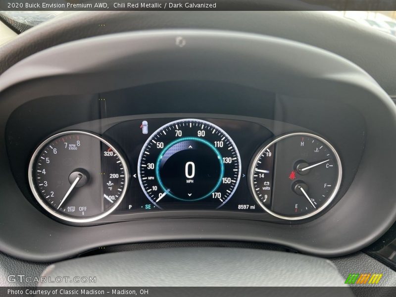 Chili Red Metallic / Dark Galvanized 2020 Buick Envision Premium AWD