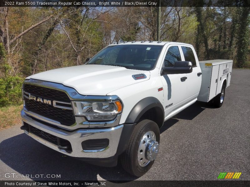 Bright White / Black/Diesel Gray 2022 Ram 5500 Tradesman Regular Cab Chassis