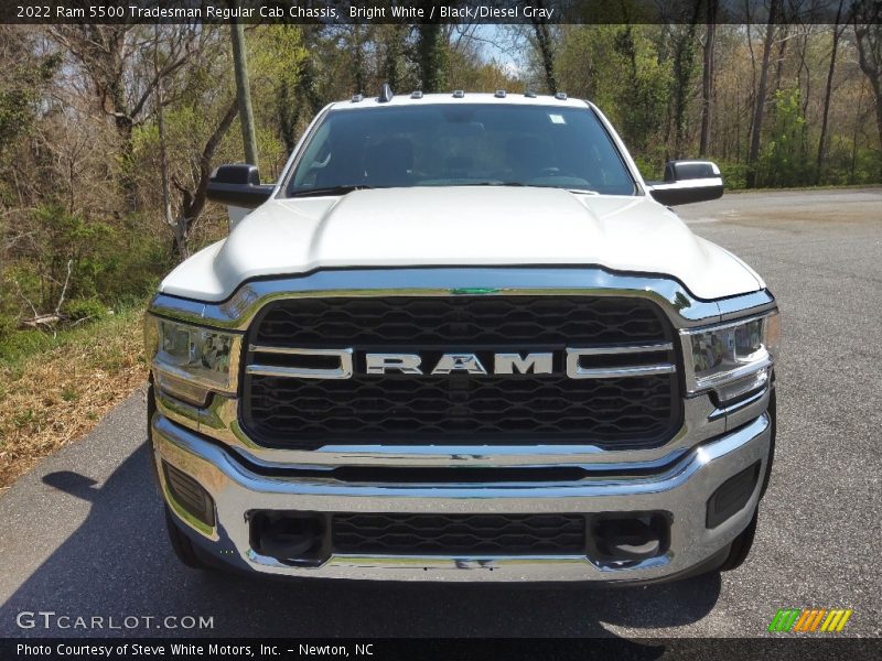 Bright White / Black/Diesel Gray 2022 Ram 5500 Tradesman Regular Cab Chassis