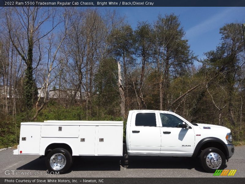 Bright White / Black/Diesel Gray 2022 Ram 5500 Tradesman Regular Cab Chassis