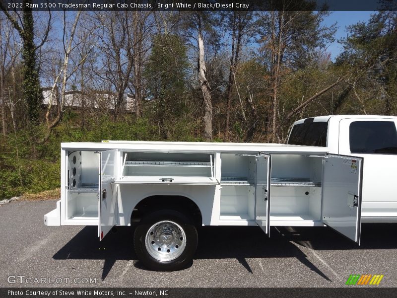 Bright White / Black/Diesel Gray 2022 Ram 5500 Tradesman Regular Cab Chassis