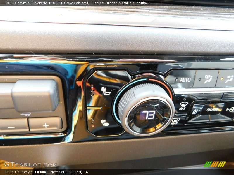 Harvest Bronze Metallic / Jet Black 2023 Chevrolet Silverado 1500 LT Crew Cab 4x4