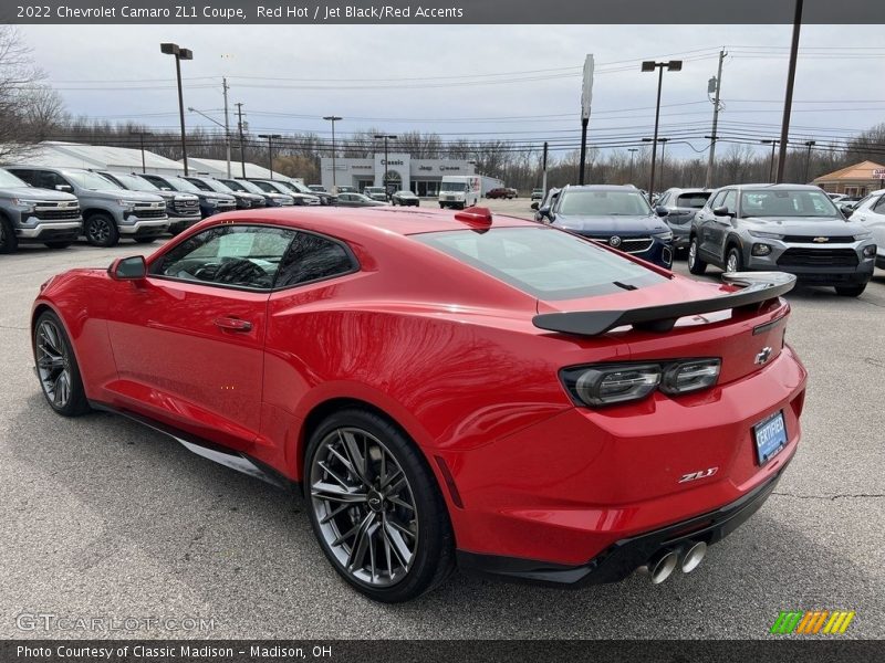 Red Hot / Jet Black/Red Accents 2022 Chevrolet Camaro ZL1 Coupe