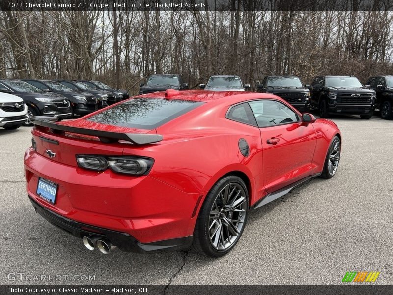 Red Hot / Jet Black/Red Accents 2022 Chevrolet Camaro ZL1 Coupe