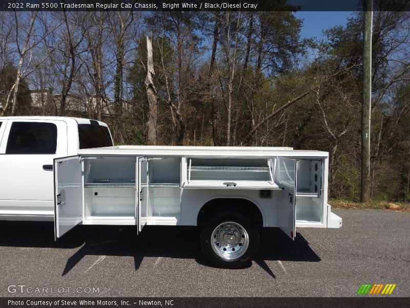 Bright White / Black/Diesel Gray 2022 Ram 5500 Tradesman Regular Cab Chassis
