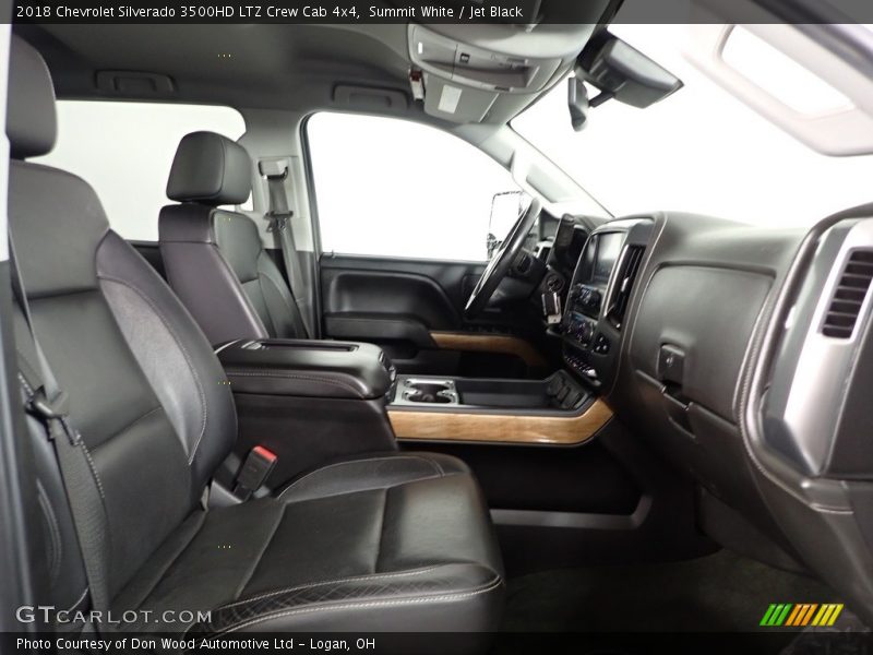 Summit White / Jet Black 2018 Chevrolet Silverado 3500HD LTZ Crew Cab 4x4