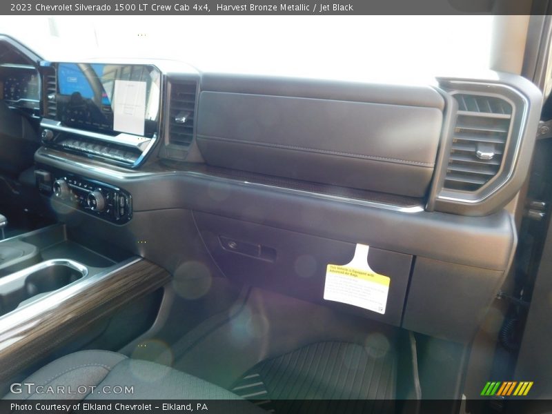 Harvest Bronze Metallic / Jet Black 2023 Chevrolet Silverado 1500 LT Crew Cab 4x4